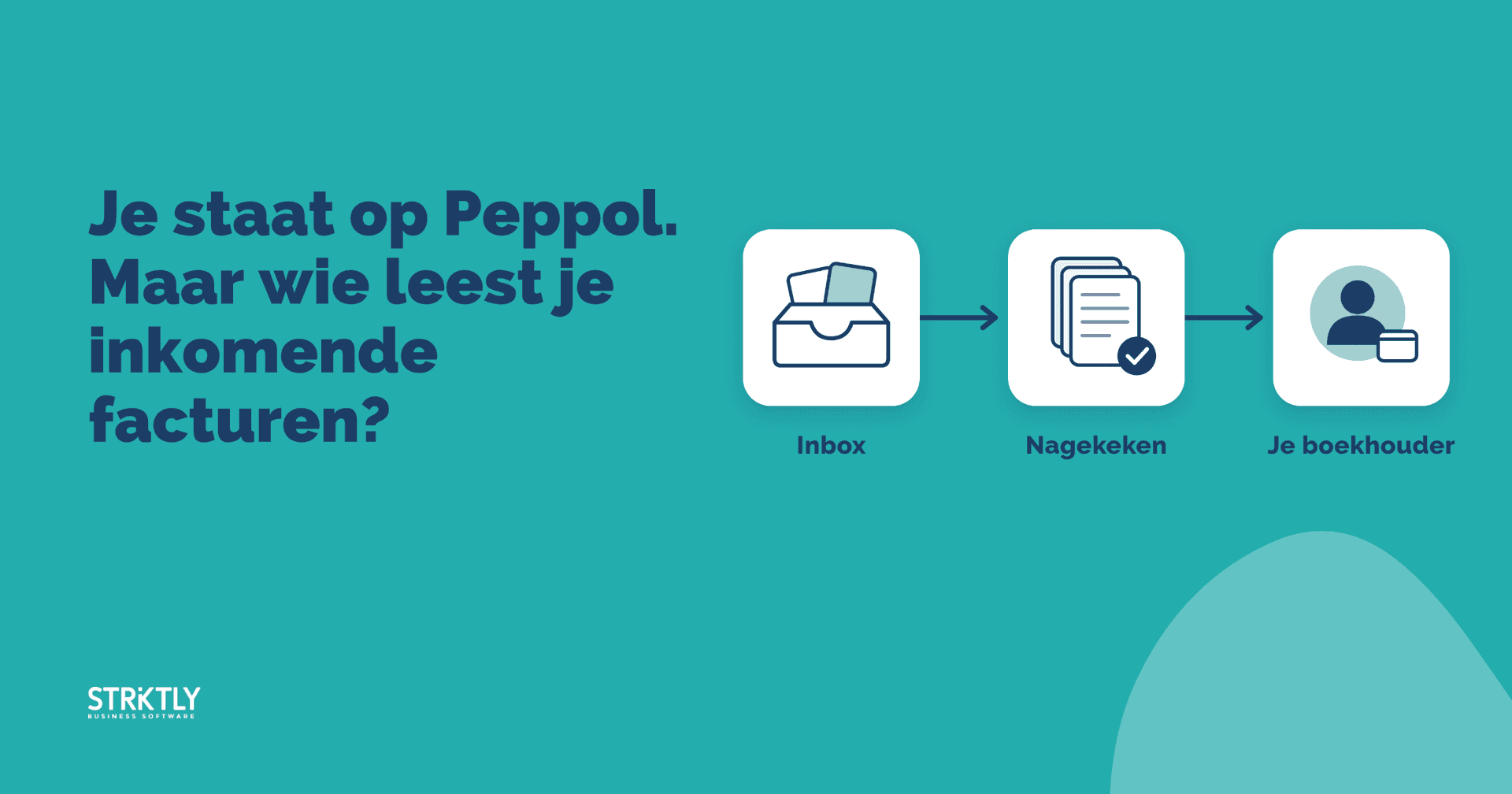 Inkomende facturen gaan van inbox naar nagekeken naar je boekhouder